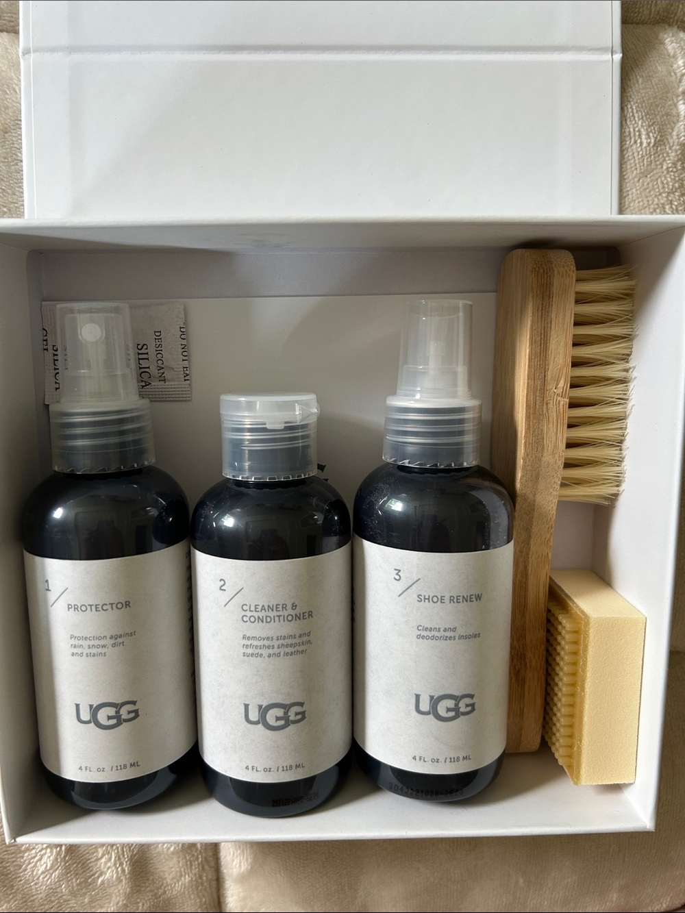UGG Sheepskin & Suede Shoe Care Set with Suede Brush & Eraser